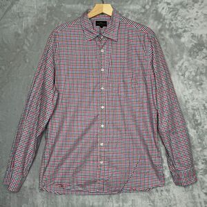 Rodd & Gunn Shirt Mens Large Green Blue Red Plaid Sports Fit Long Sleeve Button